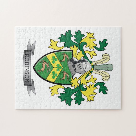Het Wapenschild van Robinson Legpuzzel (Horizontaal)