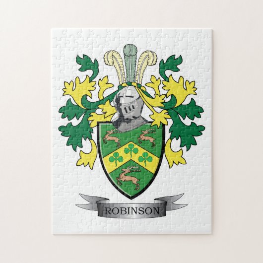 Het Wapenschild van Robinson Legpuzzel (Verticaal)