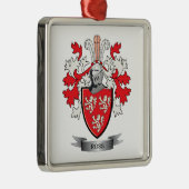 Het Wapenschild van Ross Family Crest Metalen Ornament (Rechts)