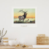 Het Wapiti-hert Poster (Keuken)