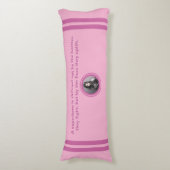 Het ware leven van een superheld versterken lichaamskussen (Voorkant Verticaal)