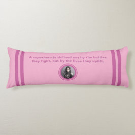 Het ware leven van een superheld versterken lichaamskussen