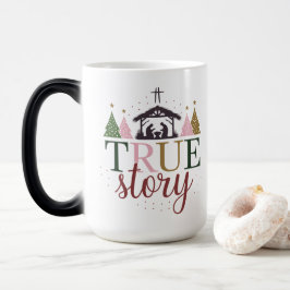 Het ware verhaal van de kerstbijbel magische mok