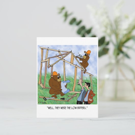 Het waren lage bieders briefkaart (Staand voorkant)