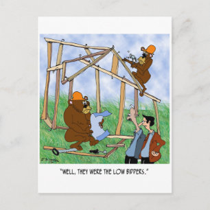 Het waren lage bieders briefkaart