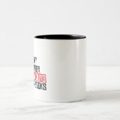 Het waren nooit de goeden die boeken verboden tweekleurige koffiemok (Center)