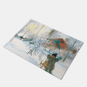 het warenhuis en de washuis door Carl Larsson Deurmat (Schuin)