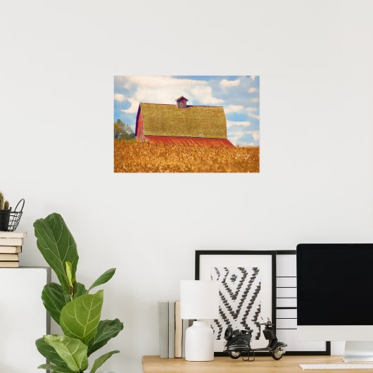 Het warmteveld poster (Thuiskantoor)