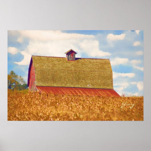 Het warmteveld poster (Voorkant)