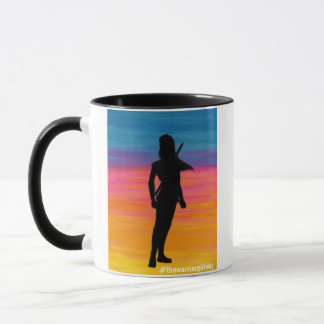 Het Warrior Girl Veel klein Mok