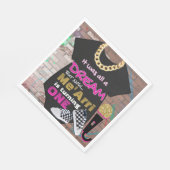 Het was allemaal een droom| 90's Pink & Gold Verja Servet (Hoek)