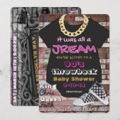 Het was allemaal een Jream| 90's Hip Hop Pink & Go Kaart (Voorkant / Achterkant)