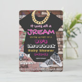 Het was allemaal een Jream| 90's Hip Hop Pink & Go Kaart (Staand voorkant)