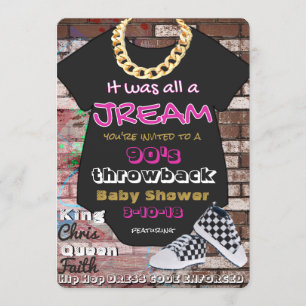 Het was allemaal een Jream 90's Hip Hop Pink & Go Kaart