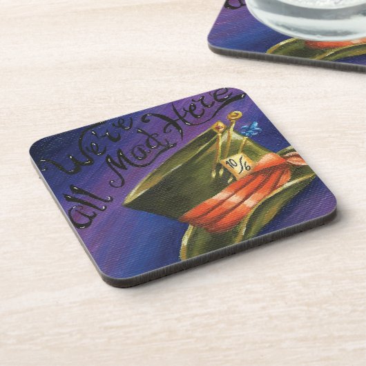 Het was allemaal Mad Hier Onderzetter Alice in Won (Linkerzijde)