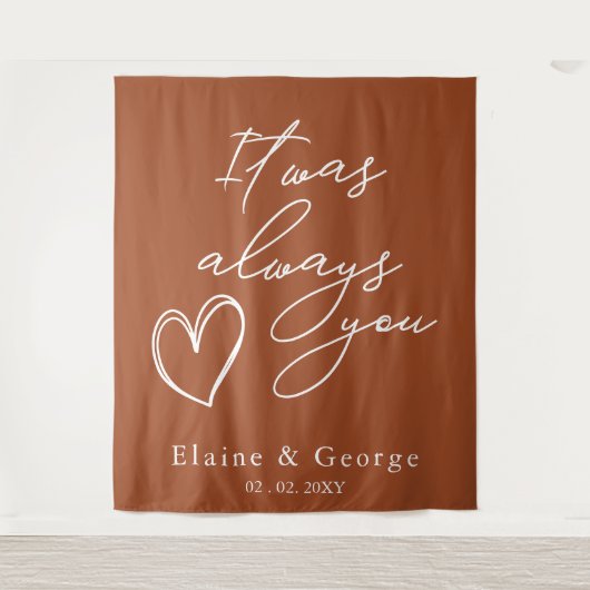 Het was altijd dat je de foto-prop-achtergrond bek wandkleed (Voorkant)