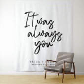 Het was altijd dat je tapestry trouwde. wandkleed (In situ)