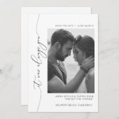 Het was altijd de kaart om de datum te bewaren (Voorkant / Achterkant)