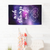 Het was altijd je banner. spandoek (Insitu)