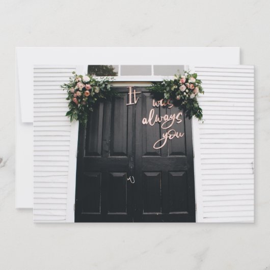 Het was altijd je platte Wenskaart Kaart (Voorkant)