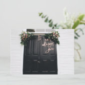 Het was altijd je platte Wenskaart Kaart (Staand voorkant)