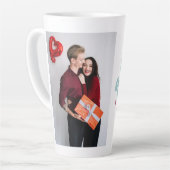 Het was altijd je Schattigee paar foto koffiebeker Latte Mok (Linkerhoek)