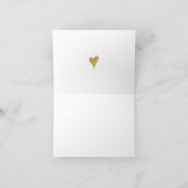 Het was altijd jij - Goud-Effect Lettering Huwelij Kaart (Binnen)