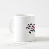 Het was altijd jij... koffiemok (Voorkant links)