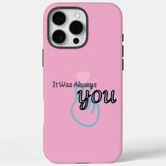 Het was altijd jij – Liefdescitaat Case-Mate iPhone Case (Achterkant)