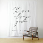 Het Was Altijd Jij Wandkleed (In situ)