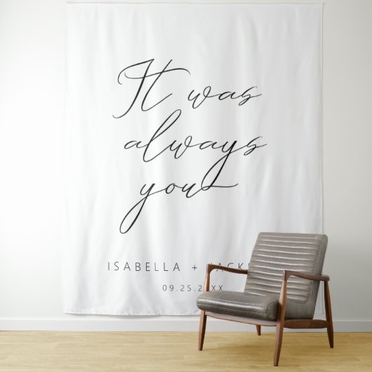 Het Was Altijd Jij Wandkleed (In situ)