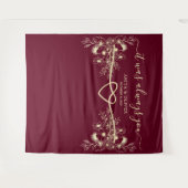 Het was altijd jouw bruiloft achtergrond wandkleed (Voorkant (horizontaal))