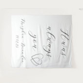 Het was altijd u minimalistisch Citaat Weddenschap Wandkleed (Voorkant (horizontaal))