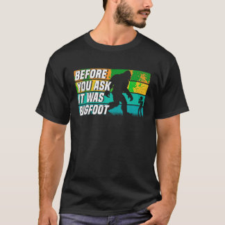 Het was Bigfoot Handicapped PWD Funny Disability W T-shirt