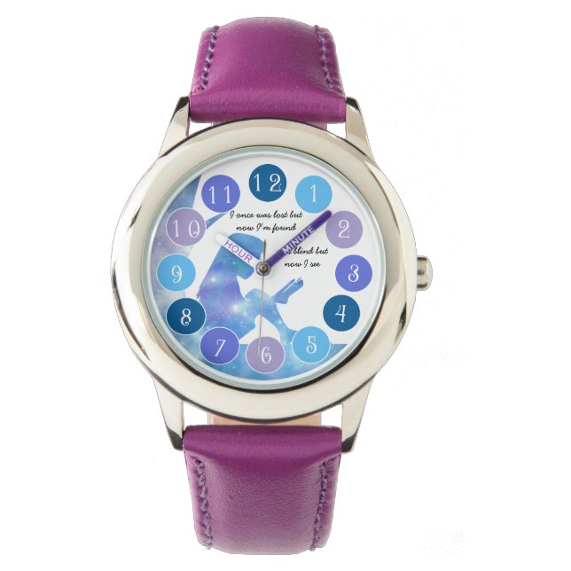 Het was blindelings, maar nu zie ik dat Kinder hor Horloge (Voorkant)