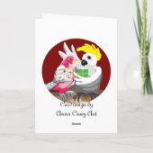 Het was de avond voor de Australische kerstkaart Feestdagen Kaart (Achterkant)