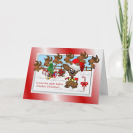 Het was de avond voor Freakin' Christmas Feestdagen Kaart