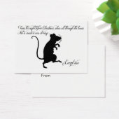 'Het was de avond voor kerst cadeau Label Visitekaartjes (Bureau)