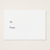 'Het was de avond voor kerst cadeau Label Visitekaartjes (Achterkant)