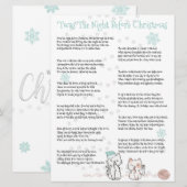 ‘Het was de avond voor Kerstmis, Funny Cats (Voorkant / Achterkant)