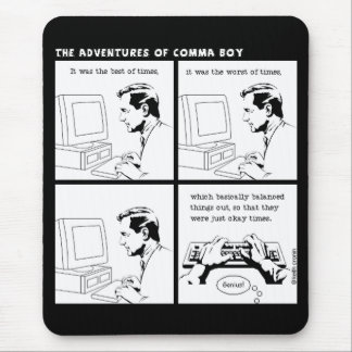 "Het was de beste tijd" mousepad Muismat