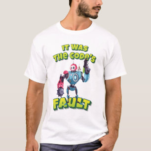 Het was de 'Fault Robot Robotics AI' van de Code. T-shirt