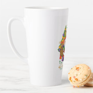 Het was de nacht voor Kerstmis Seizoen Latte Mok