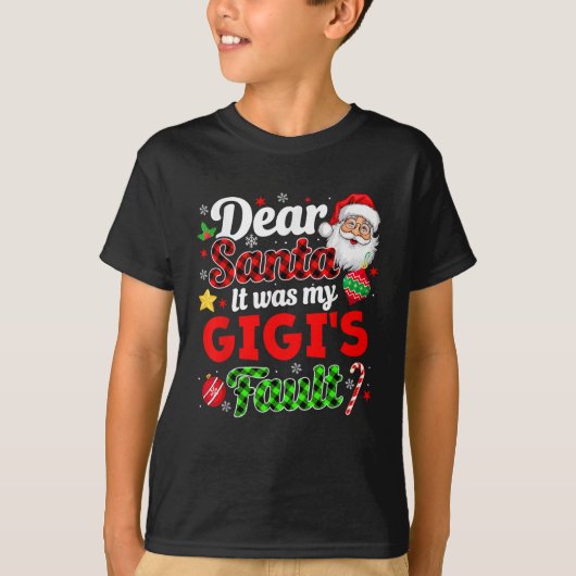 Het was de schuld van mijn Gigi's Funny Family Chr T-shirt (Voorkant)