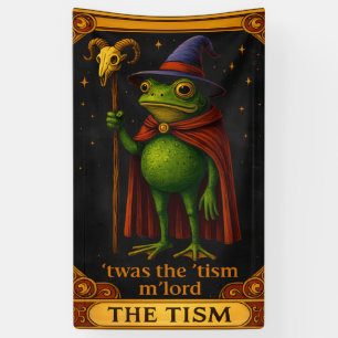 Het was de 'Tism M'Lord Kikker Meme Autisme Bewust Spandoek