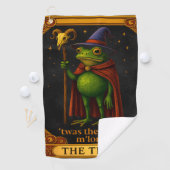 Het was de 'Tisme M'Heer Frog Meme Autisme Accepta Golfhanddoek (Insitu)