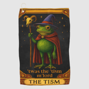 Het was de 'Tisme M'Heer Frog Meme Autisme Accepta Golfhanddoek