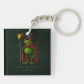 Het was de 'Tisme M'Heer Frog Meme Autisme Bewustz Sleutelhanger (Achterkant)