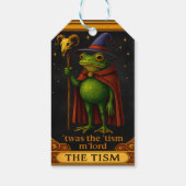 Het was de 'Tisme M'Heer Kikker Meme Autisme Bewus Cadeaulabel (Achterkant)