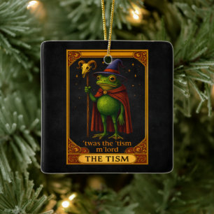 Het was de 'Tisme M'Lord Kikker Meme Autisme Bewus Keramisch Ornament